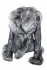 Короткая стильная женская дубленка с мехом лисы tsv9025