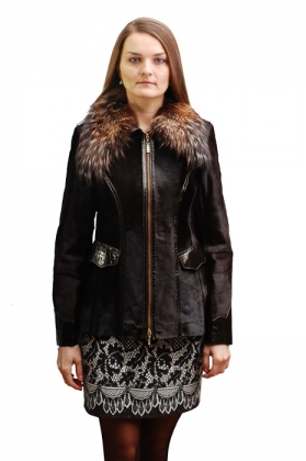 Женская меховая куртка из пони Tsv-8029