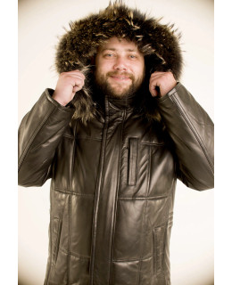 Шкіряні пуховики