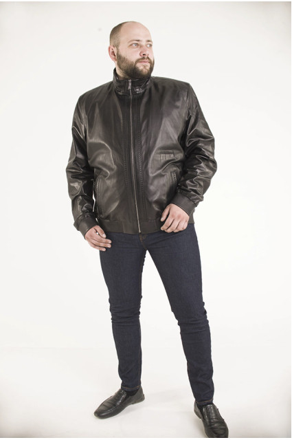 Чоловіча куртка з натуральної шкіри glp-1177