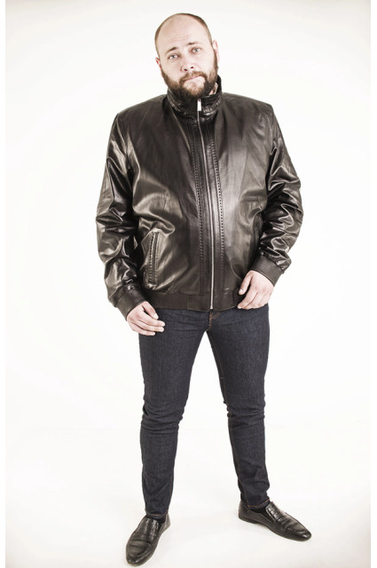 Чоловіча куртка з натуральної шкіри glp-1177