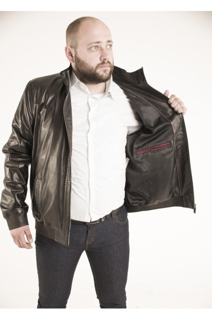 Чоловіча куртка з натуральної шкіри glp-1177