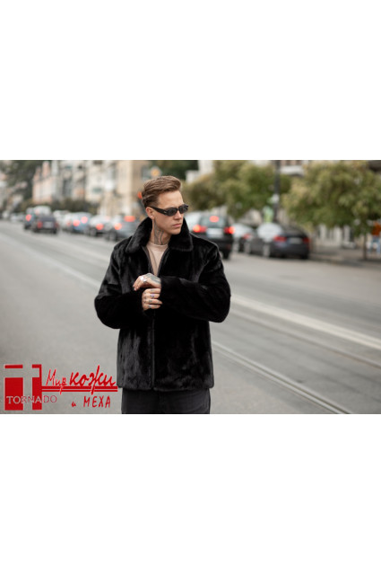 «Стиль» норковая шуба для мужчин Glp 1092 