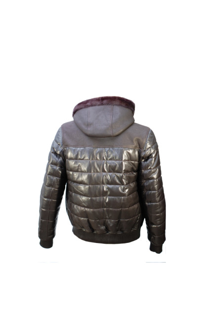Мужская дубленка комбинированная glp-1243