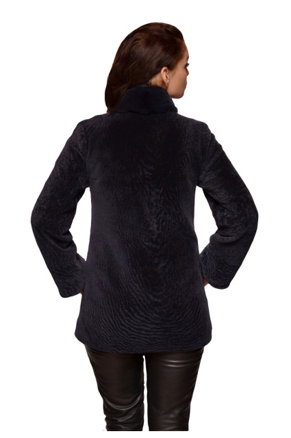 Шуба з хутра астраган (ягня) Glp 5128