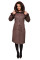 Дубленка кофейного цвета hcc-38068