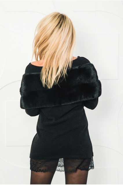 Боа - (накидка - шарф ( з хутра скандинавскоі норки 