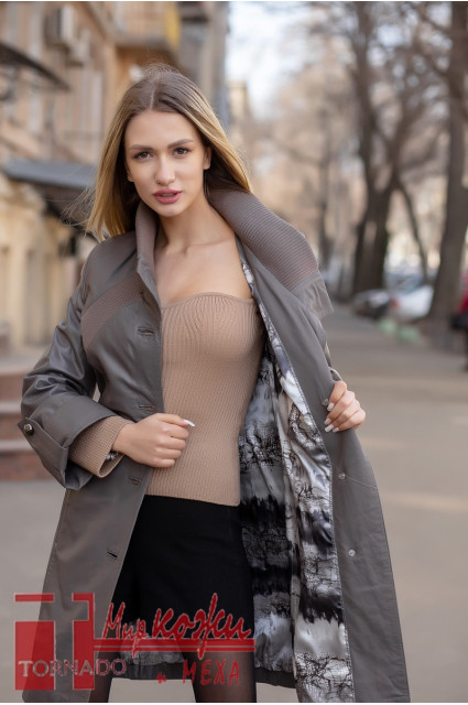 Сірий френч-кардиган «Кори» Glp-14250. В наявності: 44.