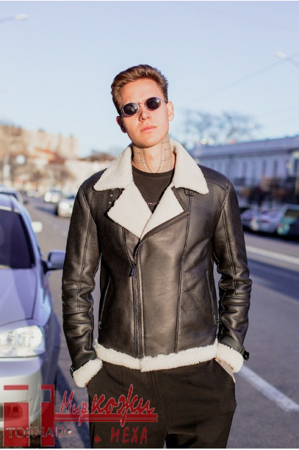Чоловіча дублянка косуха - "Пілот" GLP 1603B