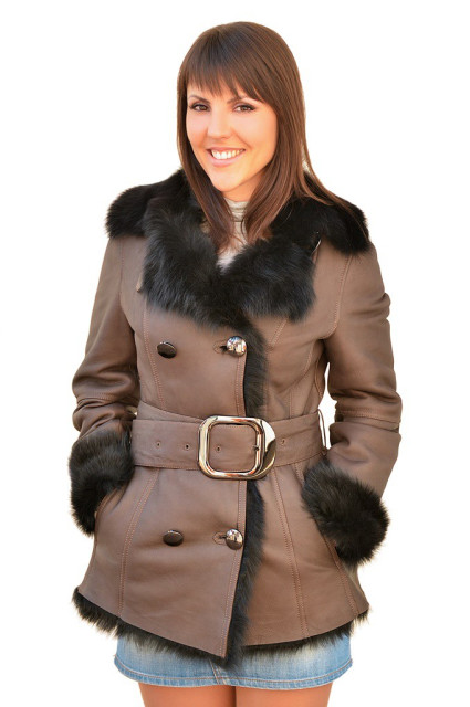 Дублянка коричнева з покриттям glp-5048