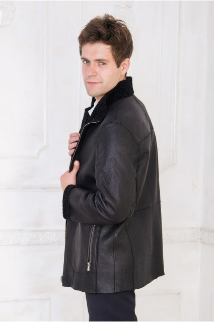 Чоловічий дублянка з покриттям «Пунто» glp-946