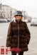 Шуба коричнева натуральна норка GTF C2524 цвет:BROWN