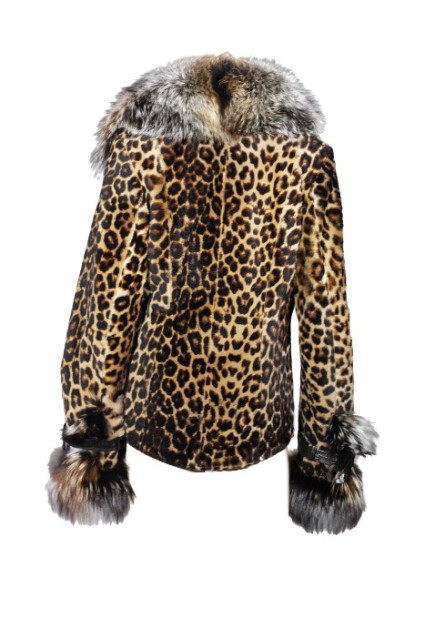Укороченная стильная женская шубка tsv-8052-leopard